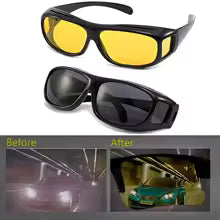🕶️ Conduce con Mayor Claridad de Día y de Noche | Pack de 2 Lentes HD Visión con Protección UV